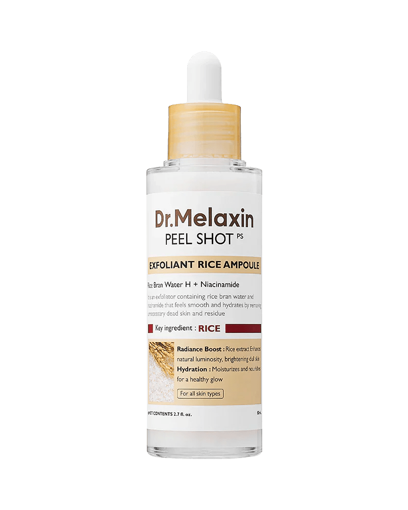 Dr. Melaxin Peel Shot — White Rice Ampoule (80ml) - Deiji Beauty