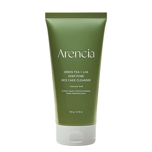 GREEN TEA + LHA DEEP PORE RICE CAKE CLEANSER 150ML - Deiji Beauty