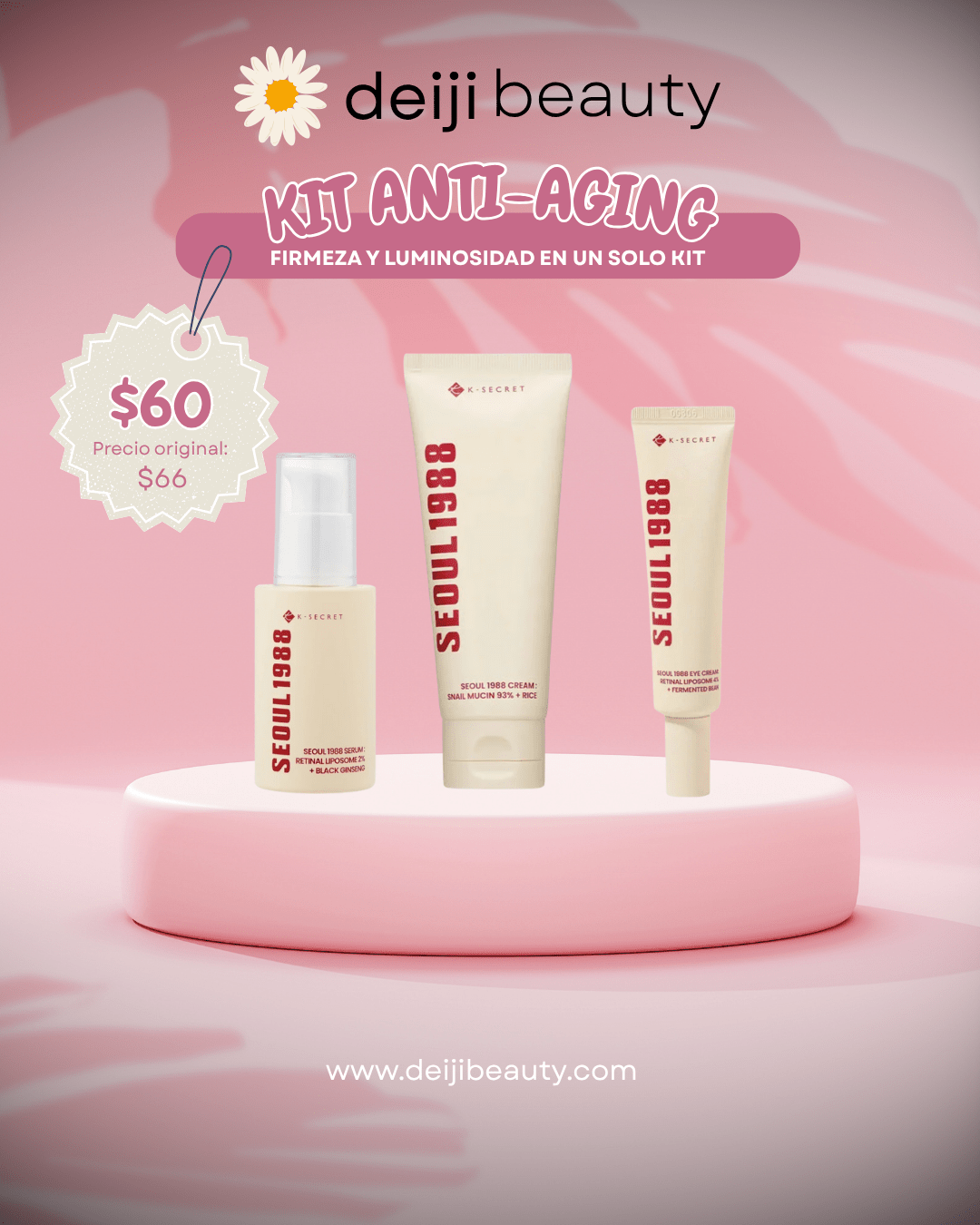Kit Anti - Aging - Deiji Beauty