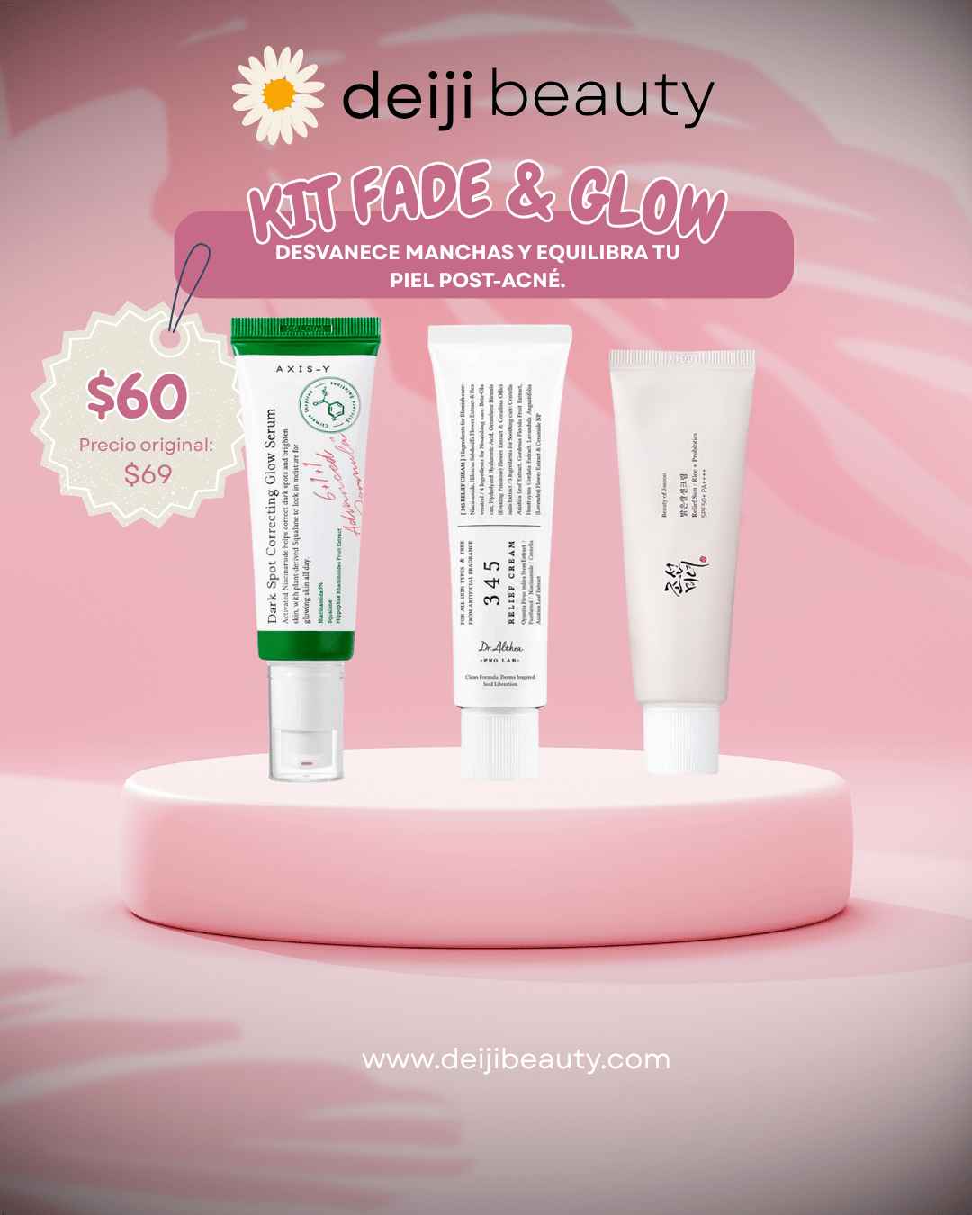 Kit Fade & Glow - Deiji Beauty