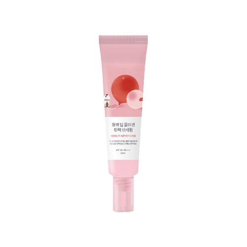 Round Lab Camellia Deep Collagen Firming Sun Serum 50ml - Deiji Beauty